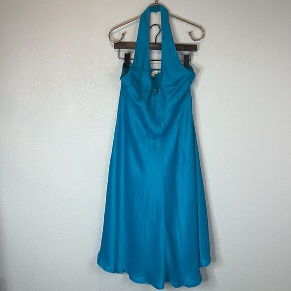 NWT Anthropologie Let Me Be Halter Slip Mini Dress Medium Petite - Picture 2 of 12